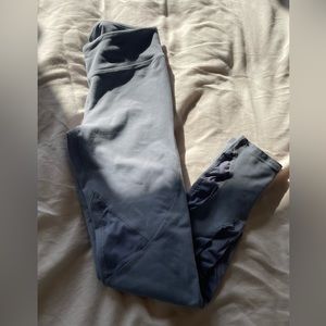 Fabletics leggings with mesh inserts